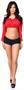 Red Long Sleeve Peasant Top
