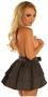 Denim Layered Ruffle Skirt