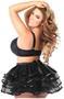 Black Glitter Ribbon Tutu