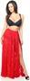Sheer Red Lace Skirt