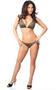 Glitter Leopard Print Pucker Back Bikini