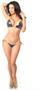 Purple Safari Sequin Pucker Back Bikini