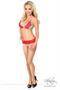 Pin-Up Polka Dot Pucker Back Lace Bikini