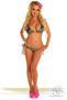 Gunmetal Glitter Pucker Back Bikini w/Rhinestones