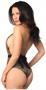 Glitter Leopard One-Piece Pucker Back Swimsuit w/Removable Belt