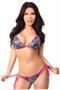 Confetti Sequin Pucker Back Bikini