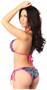 Confetti Sequin Pucker Back Bikini