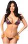 Confetti Sequin Pucker Back Bikini