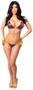 Confetti Sequin Pucker Back Bikini