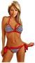 Nautical Pin-Up Pucker Back Bikini