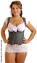 Plus Size Denim Dream Underbust Corset