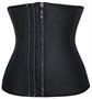 Smooth Zipper Latex Steel Boned Waist Training Corset
