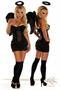 4 PC Sexy Dark Angel Costume