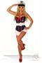 4 PC Sexy Marine Costume