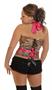 Plus Size Leopard Halter Pin-Up Burlesque Corset