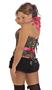 Plus Size Camouflage Halter Pin-Up Burlesque Corset