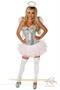 4 PC Silver Sequin Angel Costume