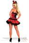 3 PC Sexy Miss Mouse Costume