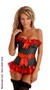Pin-Up Rockabilly Polka Dot Corset