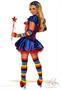 6 PC Sexy Rainbow Girl Costume
