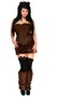 4 PC Sexy Brown Bear Costume