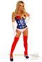 4 PC Sexy Comic Heroine Costume
