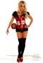 2 PC Sexy Football Fantasy Costume