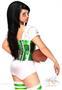 2 PC Sexy Football Fantasy Costume