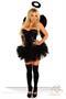 4 PC Sexy Sequin Dark Angel Costume