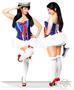 3 PC Retro Pin-Up Sailor Costume