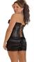 Plus Size Burlesque Corset and Skirt Set