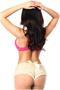 Cream Ruffle Panty w/Bow
