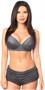 Dark Grey Ruffle Panty w/Bow