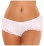 White Ruffle Panty w/Bow