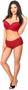 Wine Ruffle Panty w/Bow