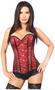 Lavish Red Lace Overbust Corset