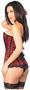 Lavish Red Lace Overbust Corset
