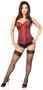 Lavish Red Lace Overbust Corset