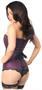 Lavish Plum Brocade Corset