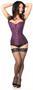 Lavish Plum Brocade Corset