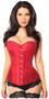 Lavish Wine Brocade Corset