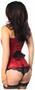 Lavish Wine Brocade Corset