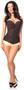 Lavish Dark Brown Lace Overbust Corset w/Zipper