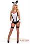 Lavish 5 PC Tuxedo Bunny Costume