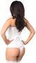 Lavish White Brocade Corset