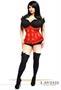 Lavish Red Lace Underwire Underbust Corset