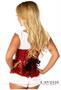 Lavish Red Sequin Underbust Corset