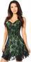 Lavish Green Lace Corset Dress