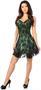 Lavish Green Lace Corset Dress