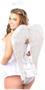 Lavish 4 PC Angelic Corset Costume